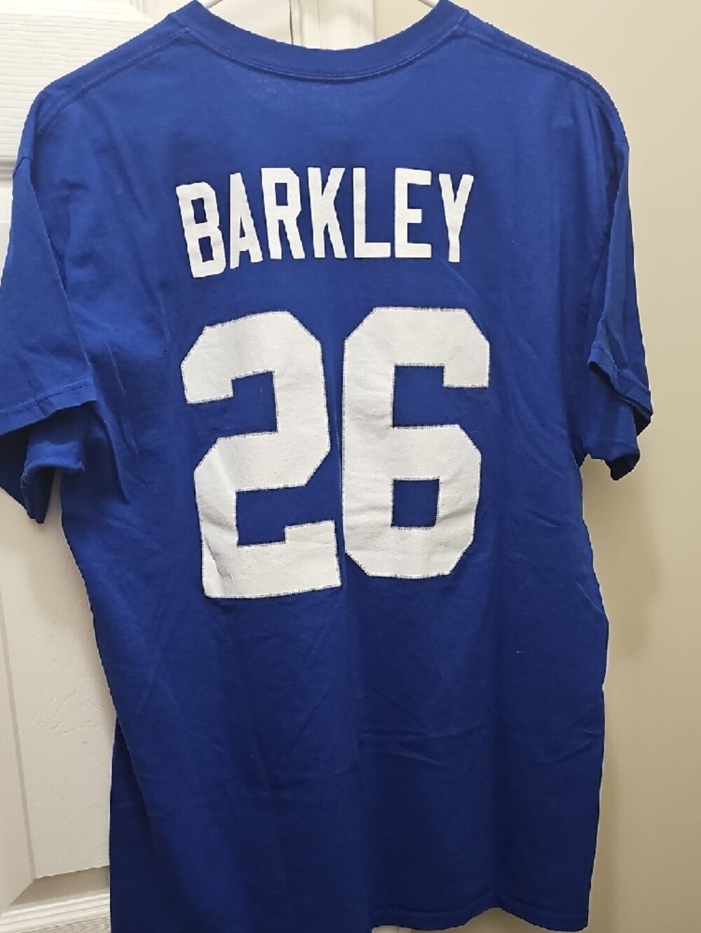 Majestic Royal Blue New York 26 Short Sleeve Tee - Picture 2 of 2